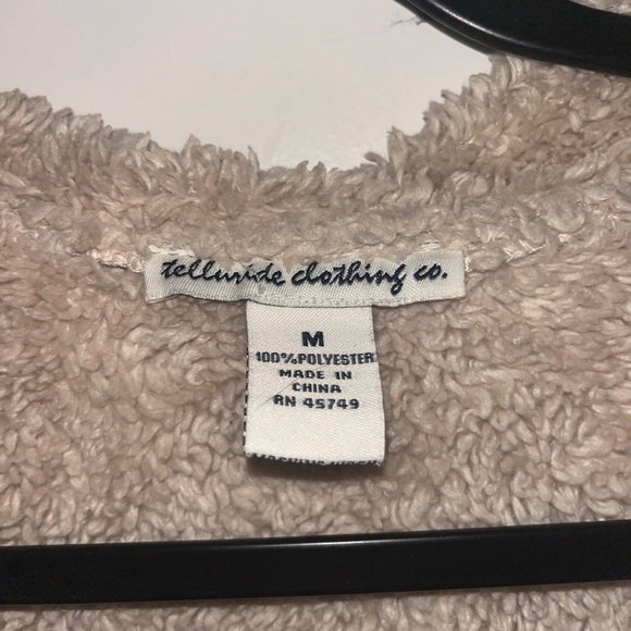 Women's Brown Shearling Jacket - Picture 5 of 5